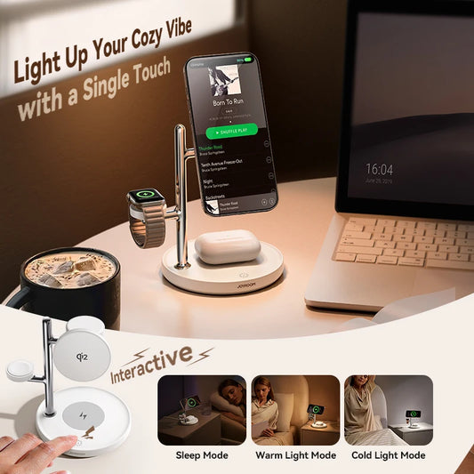 The Apex Qi2 Magnetic Charging Station